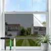 Rabbitgoo Black Silver Glass Window Privacy Film 17.5″ x 78.7″ for $3.59