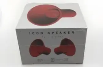 Red Icon Wireless Portable Speaker – New – $21.59