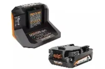 Ridgid 18V Lithium-Ion 2.0Ah Battery Starter Kit – $34 $34.00
