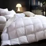 Rifens 90″x90″ 3D Baffle Box Real Down Comforter for $47.99