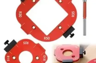 Router Corner Radius Template Jig R10-R50 + Router Bit – $16.98