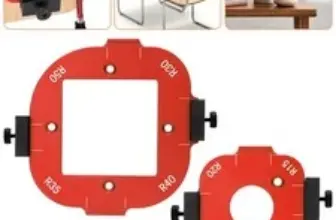Router Corner Radius Template Jig R10-R50 – $16.98