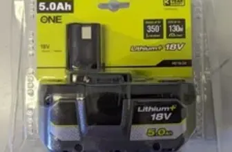RYOBI 18V 5.0Ah P108 Lithium-Ion Battery – $21.93
