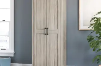 Sauder Two-Door Storage Cabinet in Spring Maple for $77.40