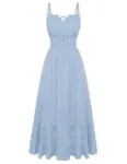 Scarlet Darkness Women’s Boho Maxi Sundress with Adjustable Neckline for $15.99