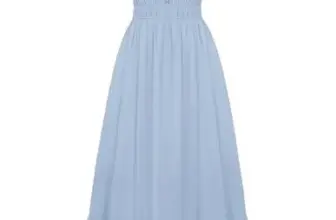 Scarlet Darkness Women’s Boho Maxi Sundress with Adjustable Neckline for $15.99