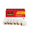 Scotch Clear Photo Safe Transparent Tape (6 Rolls) for $4.69