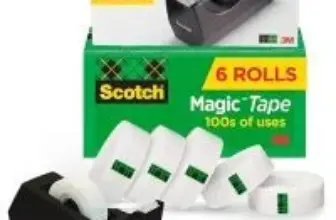 Scotch 6-Roll Magic Tape with Desktop Dispenser for $10.43