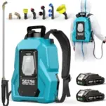 Seesii 5-Gallon Battery Powered Backpack Sprayer Kit with Dual Battery for $72