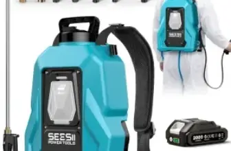 Seesii 5-Gallon Battery Powered Backpack Sprayer Kit with Dual Battery for $72