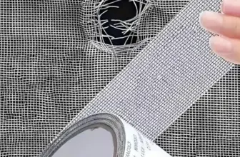 Self-Adhesive Mesh Window Repair Tape for $1.48