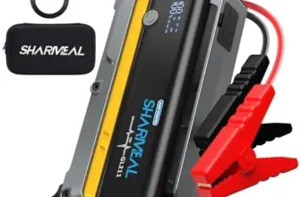 Sharmeal Jump Starter 6000A for $22.49 – Supports All Gas and 10.0L Diesel Engines