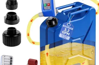 Sinceholy 12V 3.2 GPM Electric Fuel Transfer Pump with Auto-Stop for $19.79