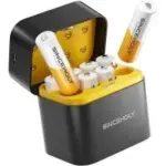 Sinceholy 8-Pack Rechargeable AA 3000mWh Lithium Batteries with Fast Charger for $16.99