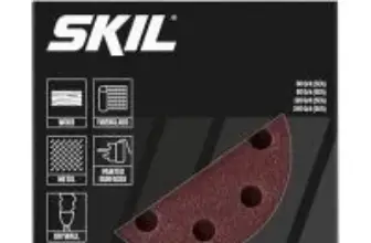 Skil 5″ Round Sanding Paper Kit (20-Piece) for $4.90