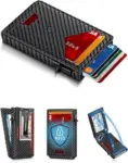 Slim Minimalist Aluminum Wallet with RFID Blocking – $13.50