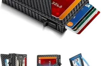 Slim Minimalist Aluminum Wallet with RFID Blocking – $13.50