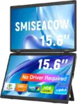 Smiseacow M4 15.6″ 1080p HDMI USB-C VESA Laptop Screen Extender for $119.99