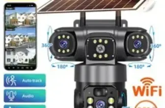Solar Battery 12MP Home Security Camera – $55.99