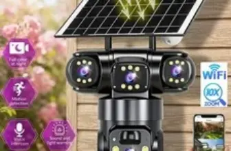12MP Solar Battery Outdoor Security Camera – $54.69