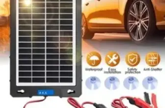 Solar Battery Maintainer 12V Trickle Charger – $39.99
