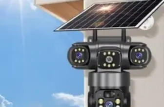 Solar Battery Powered Wireless WiFi Security Camera System – $54.89