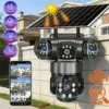 Solar Battery Powered Wireless WiFi Security Camera System – $55.99