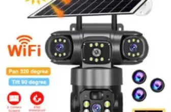 Solar Battery Powered Wireless WiFi Security Camera System – $54.99