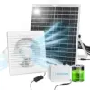 Solar Fan with Battery Now for $19.94, Originally $59.99