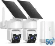 Solar Powered Wireless Outdoor Security Cameras for $89.99