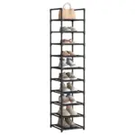 SONGMICS 10-Tier Shoe Rack for $14.39 – Grey Color