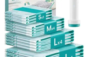 SONGMICS Vacuum Bags with Portable Electric Pump – Now $25.49