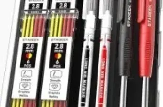 Stageek Mechanical Carpenter Pencils Set with Sharpener and 26 Refills for $9.09