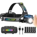 TDT MR-AG Rechargeable LED Headlamp for $11.99