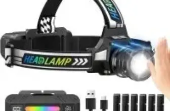 TDT MR-AG Rechargeable LED Headlamp for $11.99
