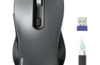 Tecknet 4800DPI USB-C Rechargeable Ergonomic Bluetooth Mouse for $8.49