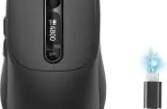 Tecknet 800mAh USB-C Wireless Mouse with LED Display for $8.99