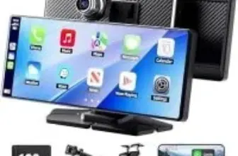 Terunsoul 8.1″ HD Touch Screen CarPlay & Android Auto Stereo with 4K Dash Cam for $49.99