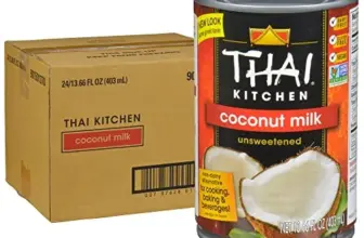 Thai Kitchen Gluten Free Unsweetened Coconut Milk – 24 Pack for $36.19