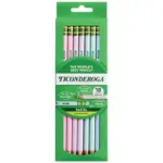 Ticonderoga Pre-Sharpened Wooden Pencils 18-Count in Pastel Colors for $4.49