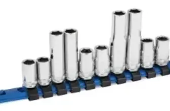 Titan 10-Piece Socket Set 1/4″ & 3/8″ Drive for $8.82