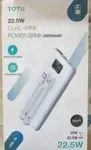 TOTU 10,000mAh Dual-Wire Power Bank 22.5W Fast Charging for $24.39