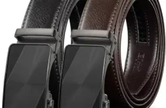 Truyis Men’s Ratchet Belts 2-Pack for $14