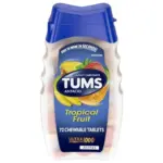 TUMS Smoothies Tropical Fruit Antacid Tablets – 72 Count for $2.73