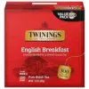 Twinings English Breakfast Black Tea, 100 Individually Wrapped Bags for $6.81