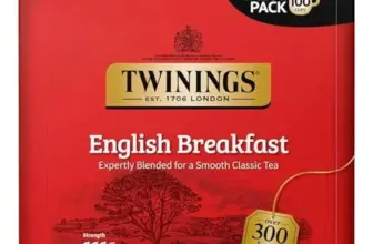 Twinings English Breakfast Black Tea, 100 Individually Wrapped Bags for $6.81
