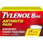 Tylenol 8-Hour Arthritis Pain Tablets 650mg (24-Count) for $1.74