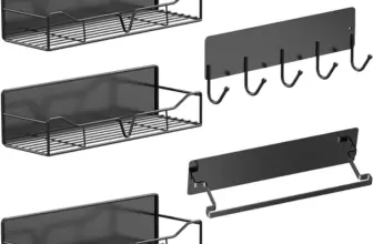 Uasdrvi 5-Piece Heavy-Duty Magnetic Shelves for Metal Surfaces Now $15.99