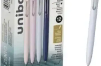 Uniball Zento Retractable Gel Pens 12-Pack for $10.17