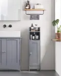 VASAGLE Small Storage Corner Floor Cabinet for $39.99